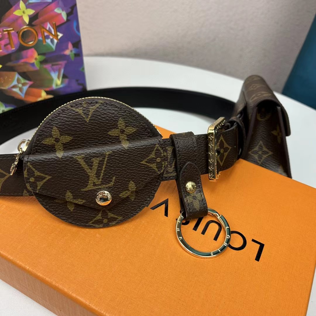 Louis Vuitton Daily Multi Pocket 30mm Belt      M0236Y - DesignerGu