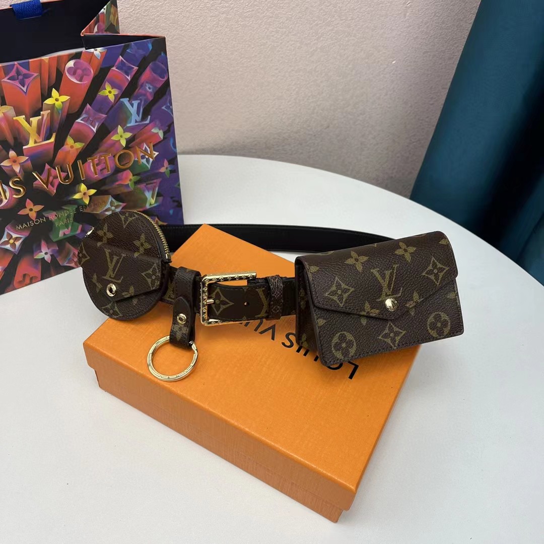 Louis Vuitton Daily Multi Pocket 30mm Belt      M0236Y - DesignerGu