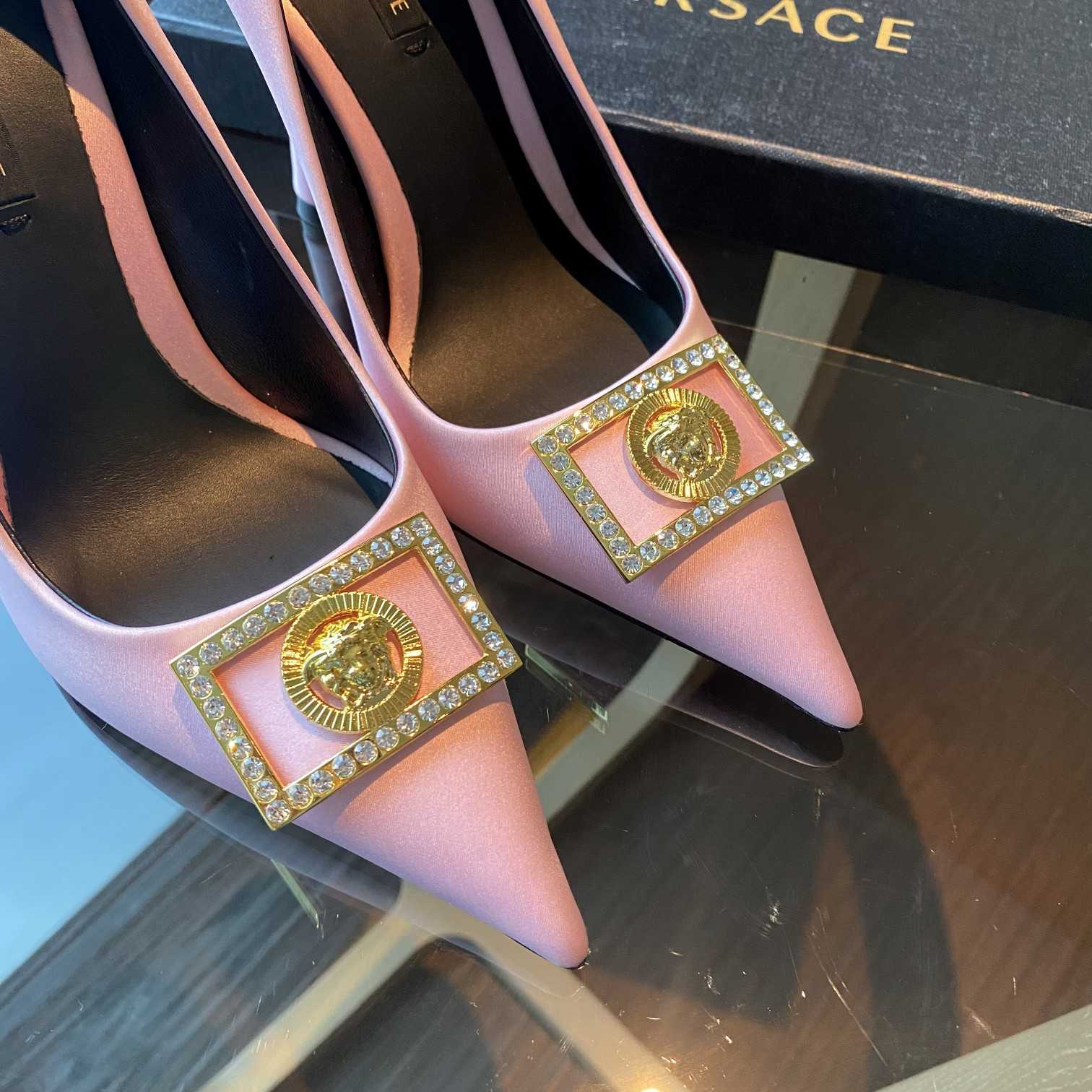 Versace Medusa Crystal Pumps - DesignerGu