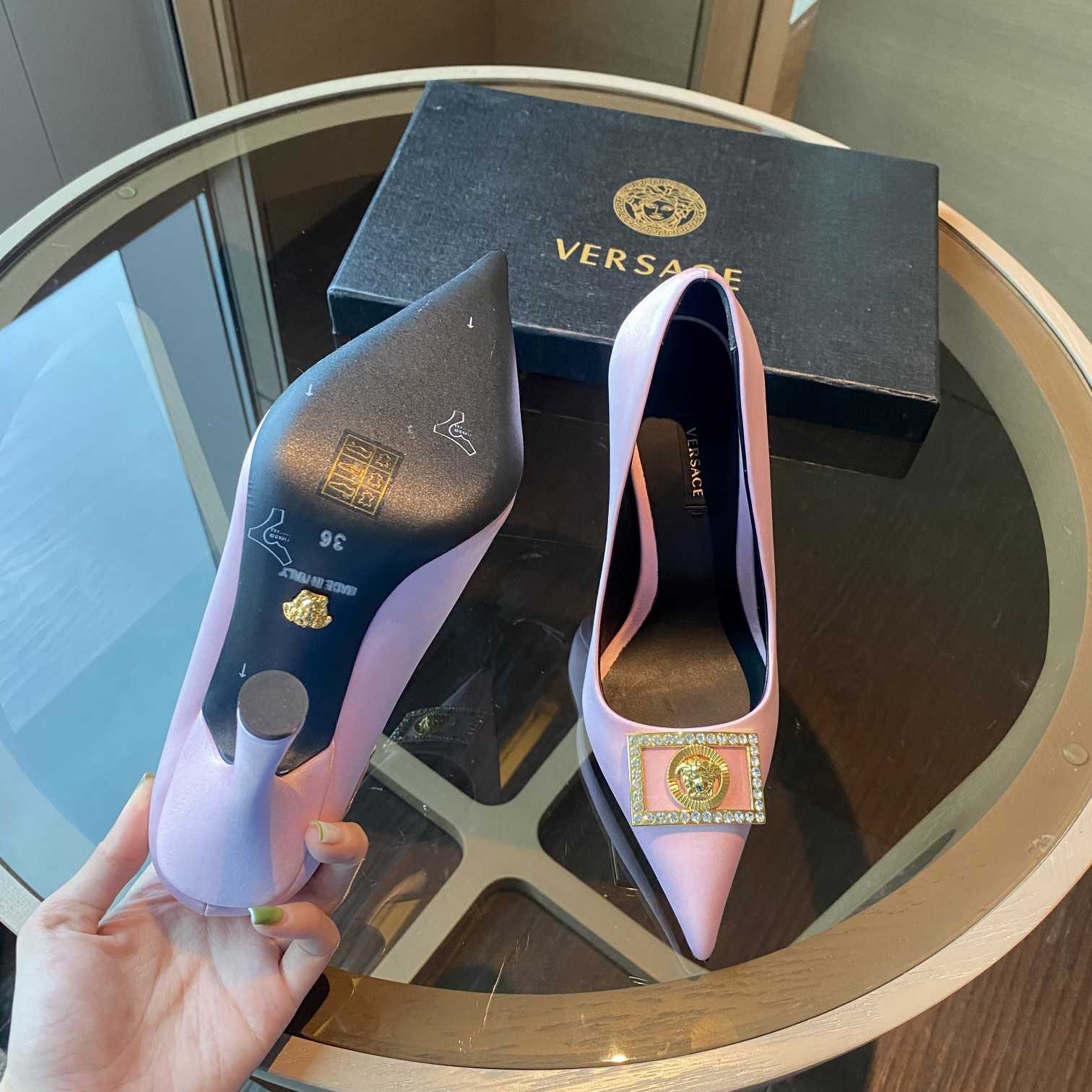 Versace Medusa Crystal Pumps - DesignerGu