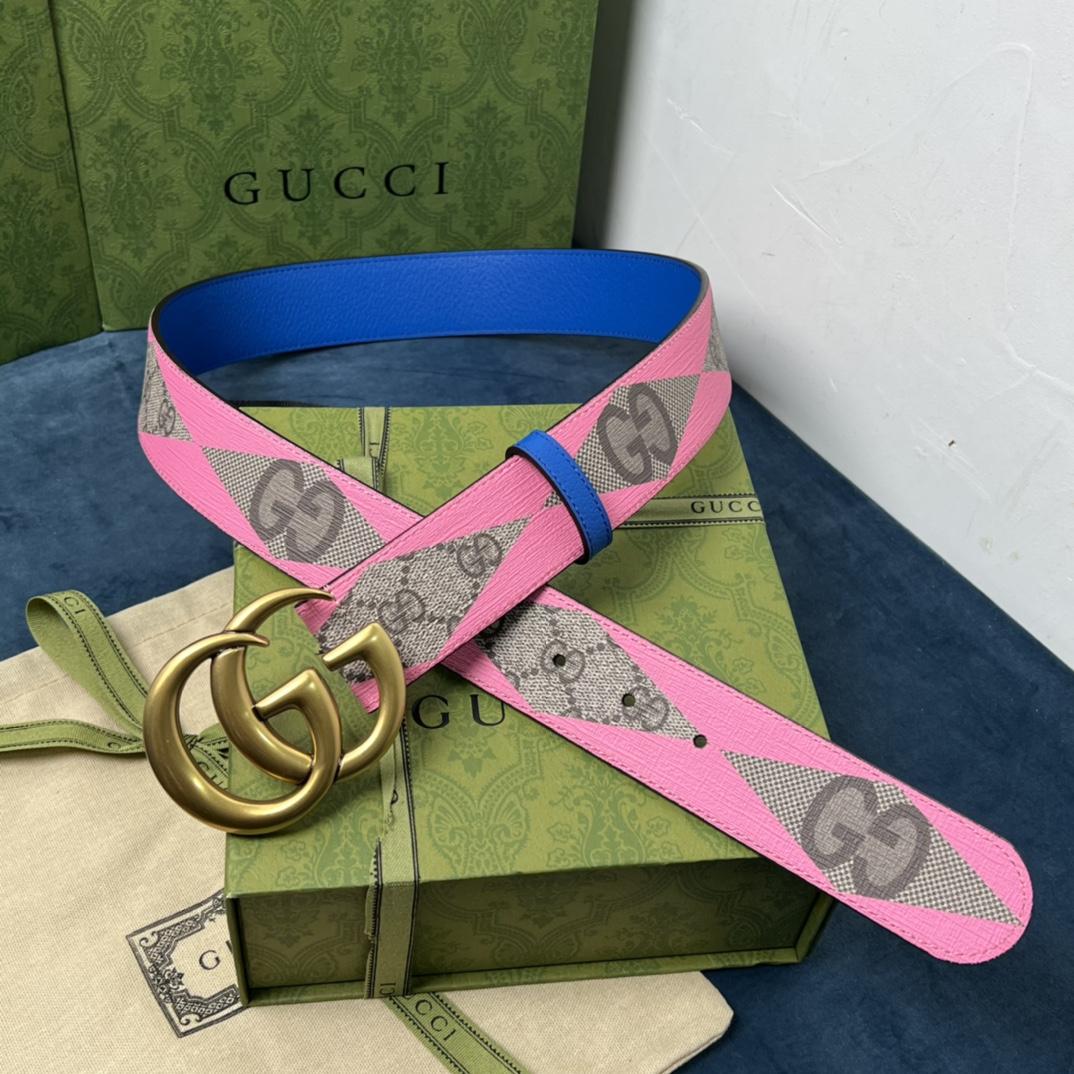 Gucci GG Marmont Wide Belt - DesignerGu