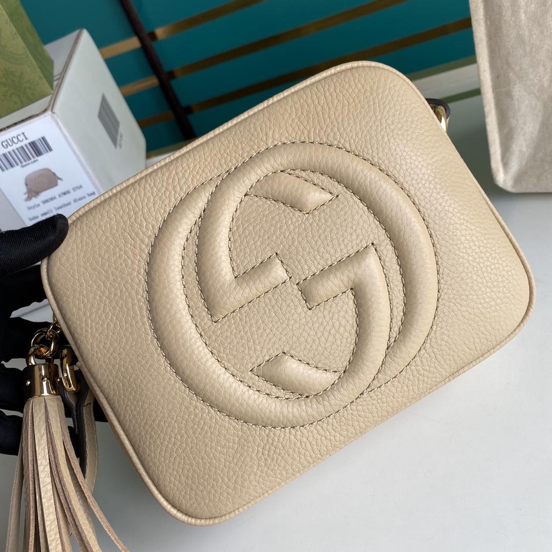 Gucci Soho Small Leather Disco Bag(22-15-7cm) - DesignerGu