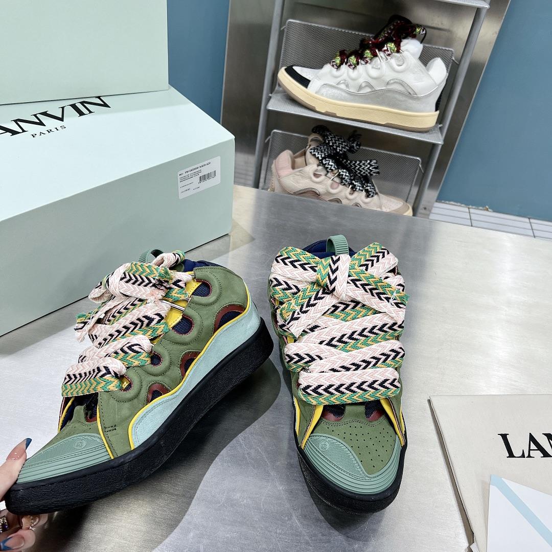 Lanvin Curb Sneakers - DesignerGu