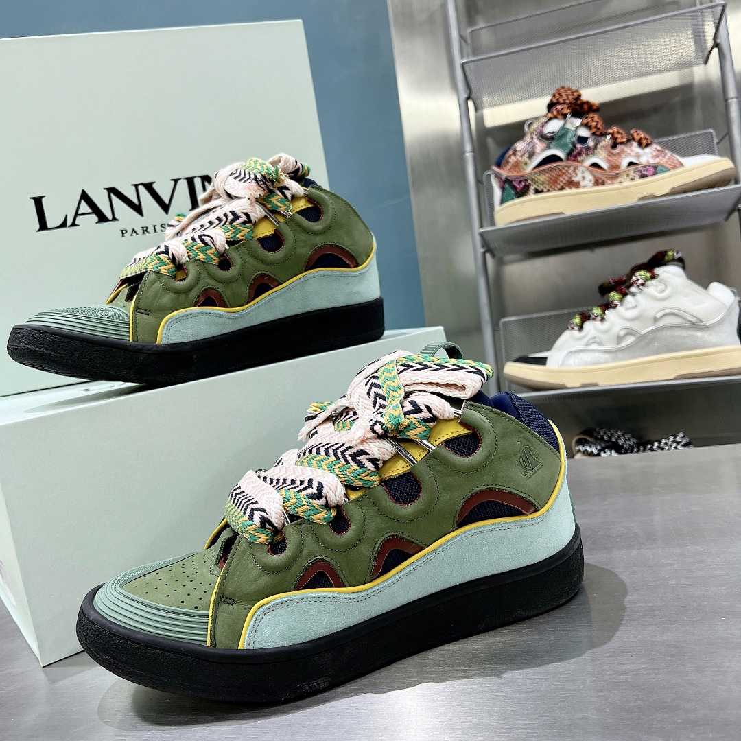 Lanvin Curb Sneakers - DesignerGu