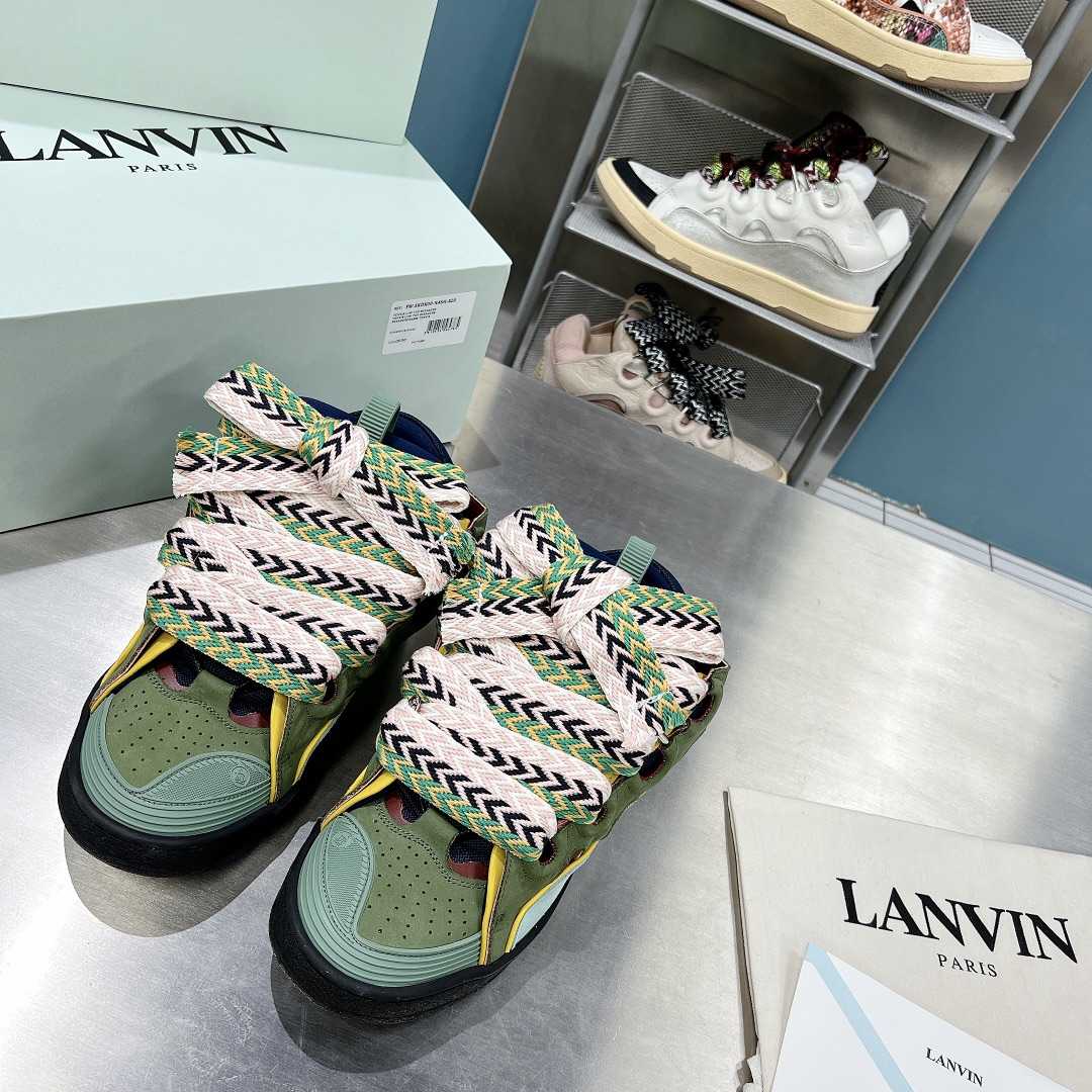 Lanvin Curb Sneakers - DesignerGu