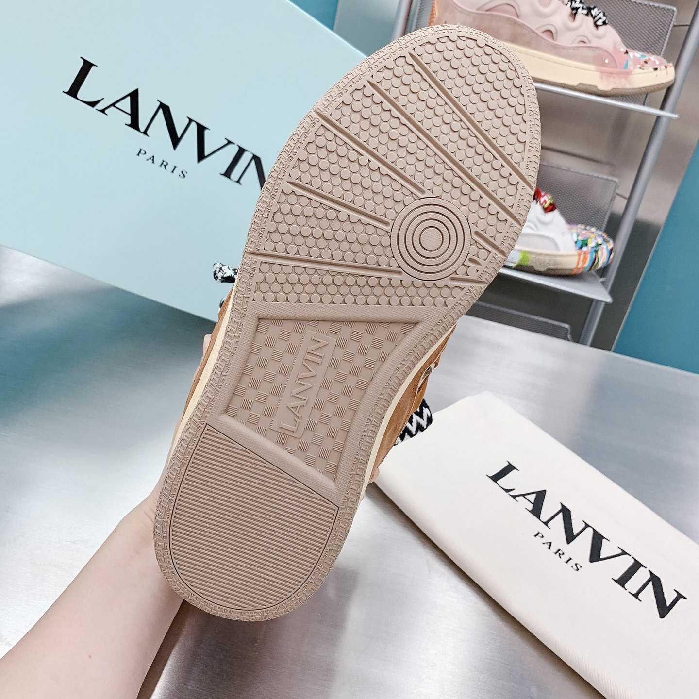 Lanvin Curb Sneakers - DesignerGu