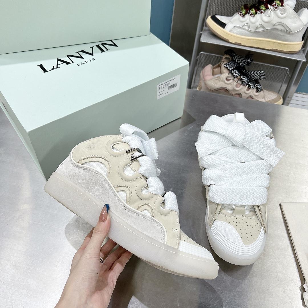 Lanvin Curb Sneakers - DesignerGu