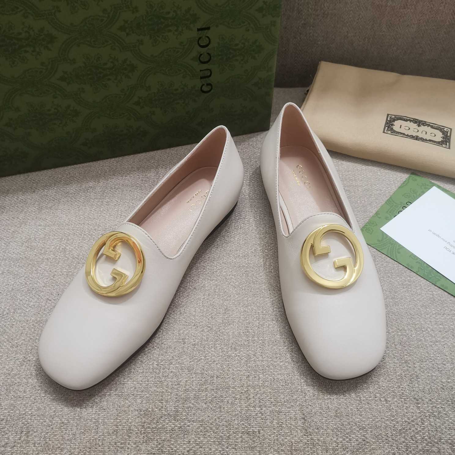 Gucci Blonde Women's Ballet Flat - DesignerGu