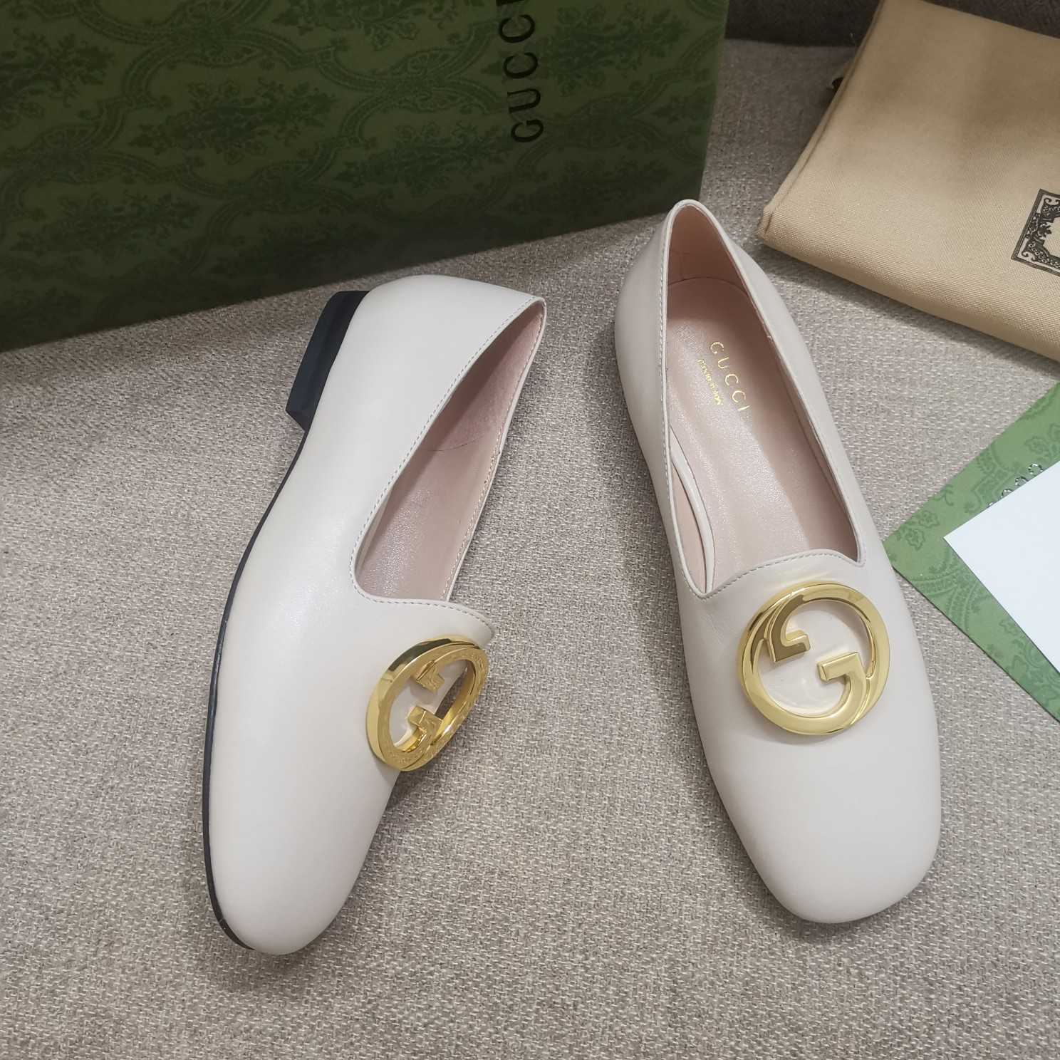 Gucci Blonde Women's Ballet Flat - DesignerGu