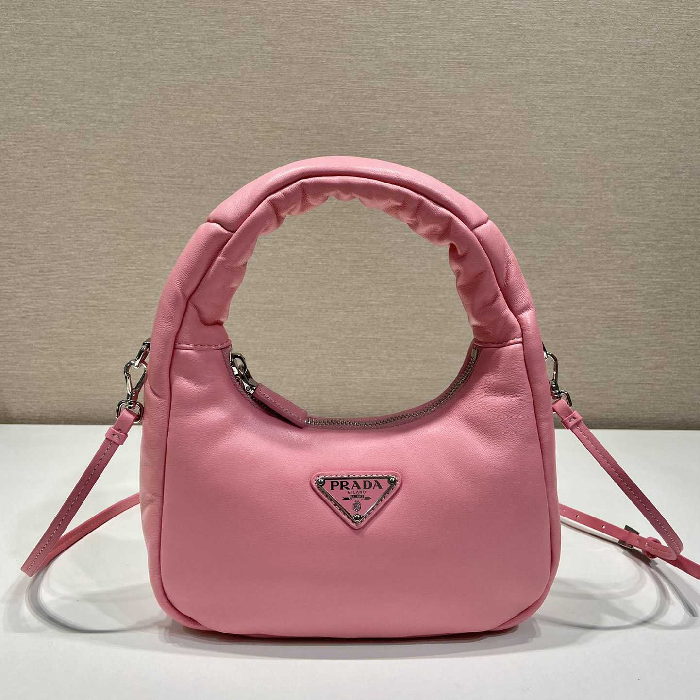 Prada Soft Padded Nappa Leather Mini-Bag - DesignerGu