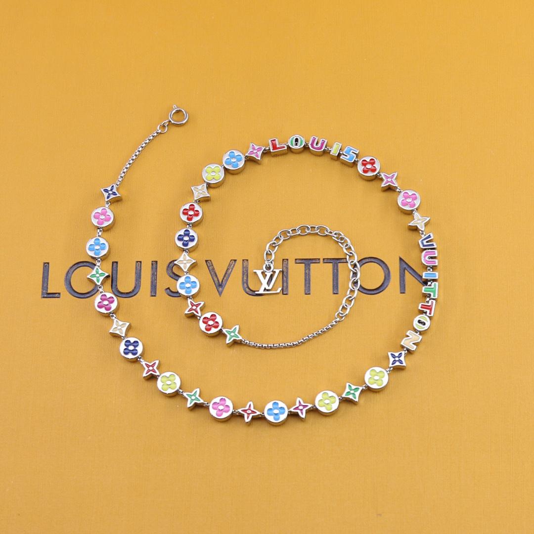 Louis Vuitton Monogram Party Necklace   MP3281 - DesignerGu