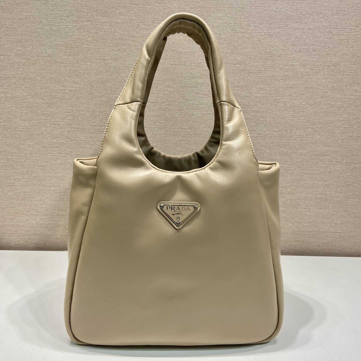 Prada Medium Padded Prada Soft Nappa Leather Bag - DesignerGu