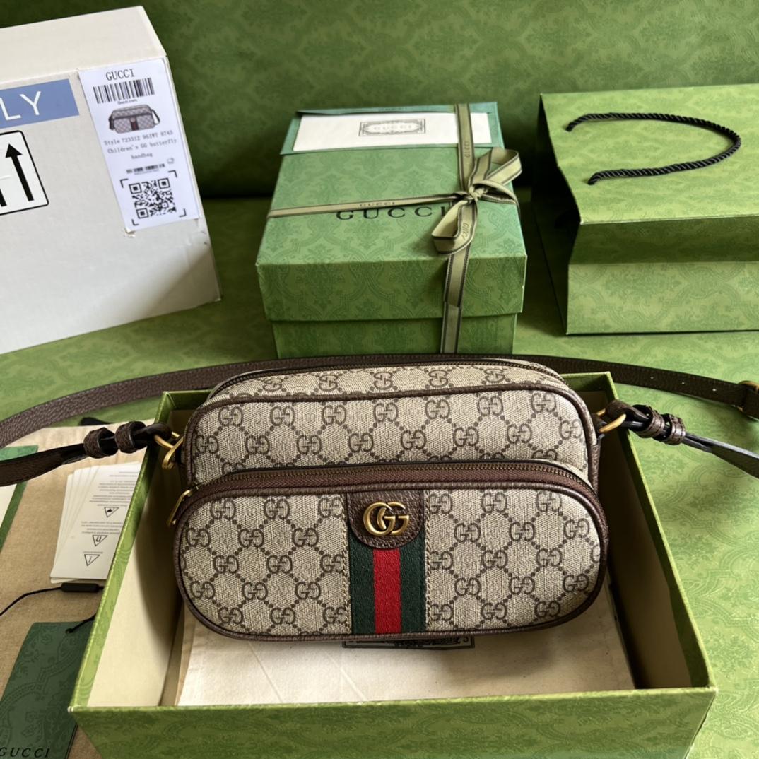 Gucci Ophidia Small Messenger Bag(24-13-6CM)   - DesignerGu