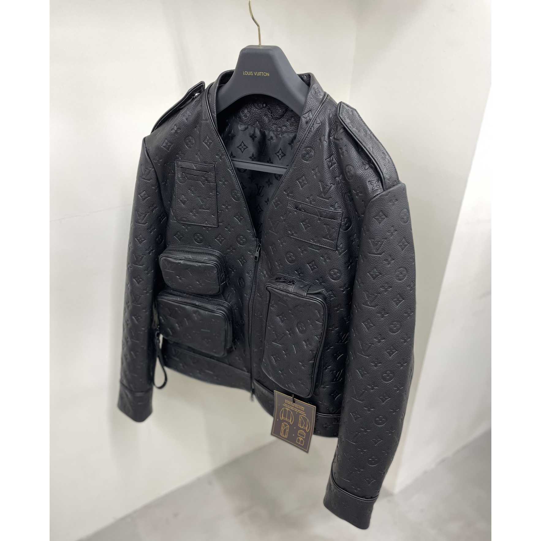 Louis Vuitton Monogram Embossed Utility Jacket - DesignerGu