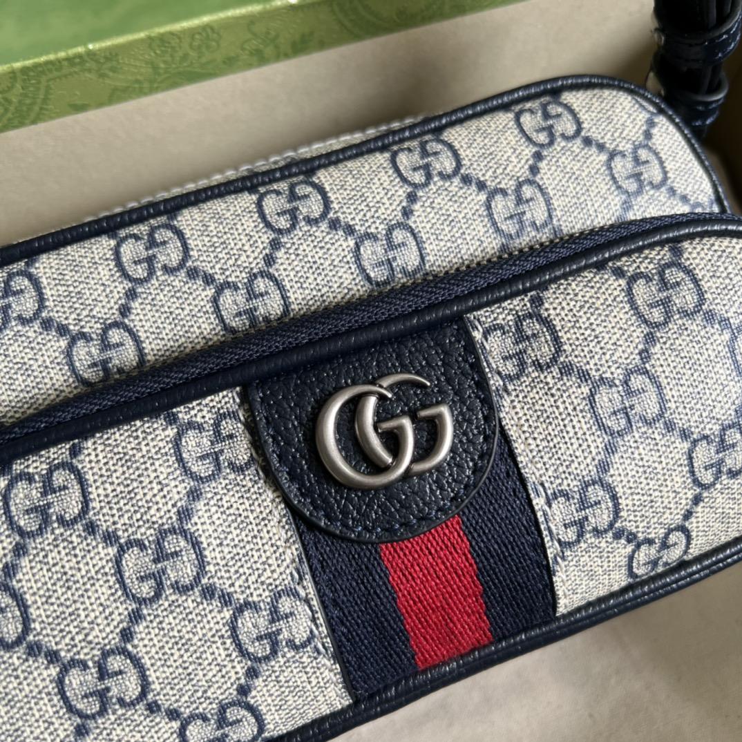 Gucci Ophidia Small Messenger Bag(24-13-6CM)   - DesignerGu