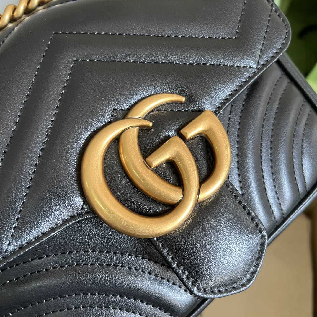 Gucci GG Marmont Mini Shoulder Bag(18-13.5-8cm) - DesignerGu