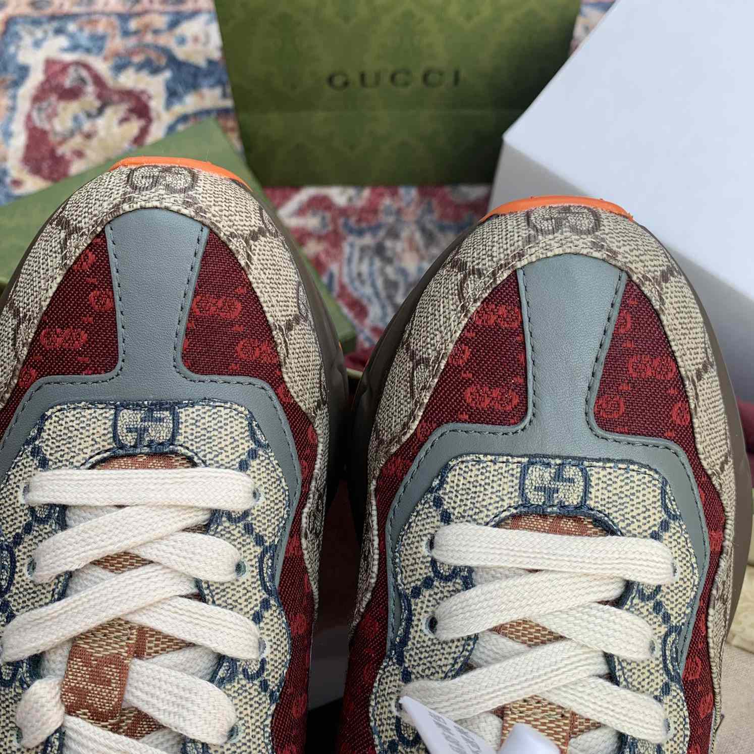 Gucci GG Rhyton Sneaker(upon uk size) - DesignerGu