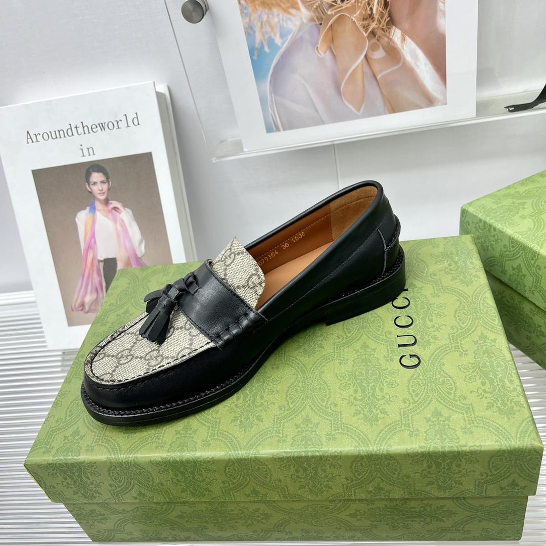 Gucci GG Loafer With Tassel - DesignerGu