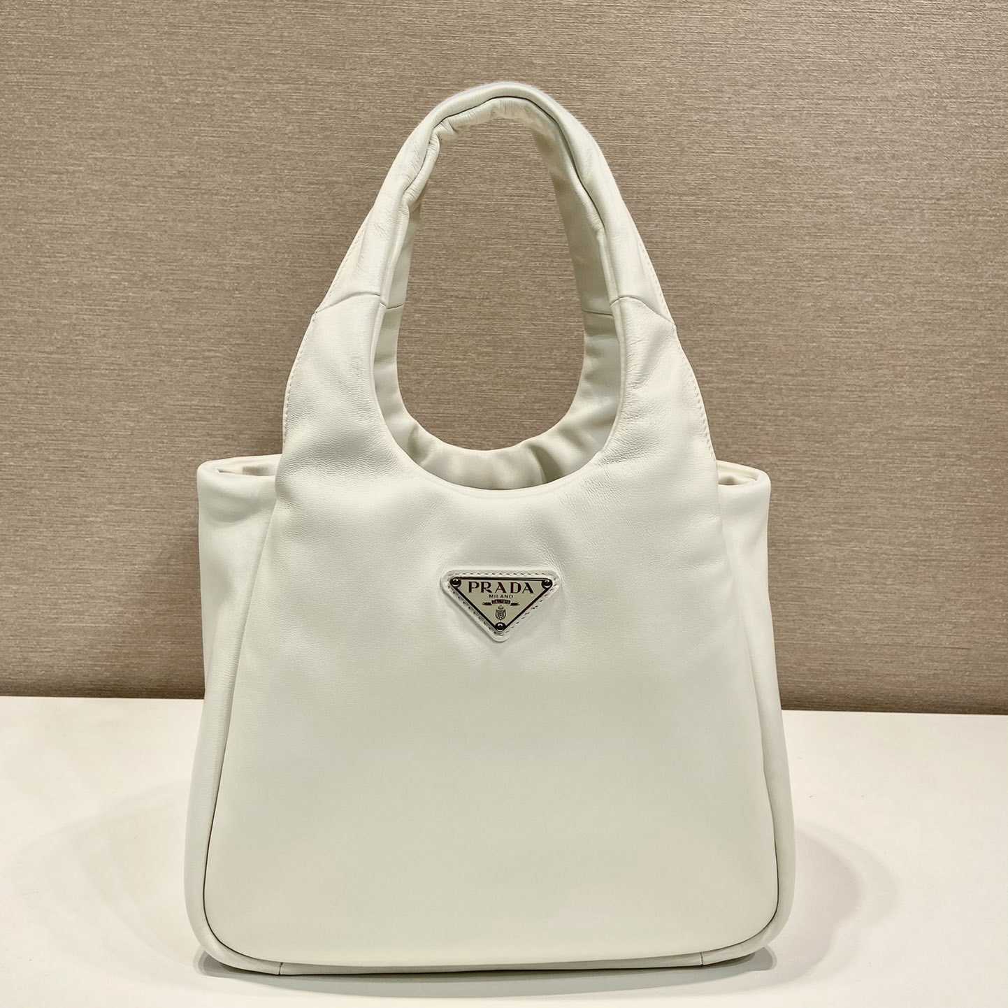 Prada Medium Padded Prada Soft Nappa Leather Bag - DesignerGu