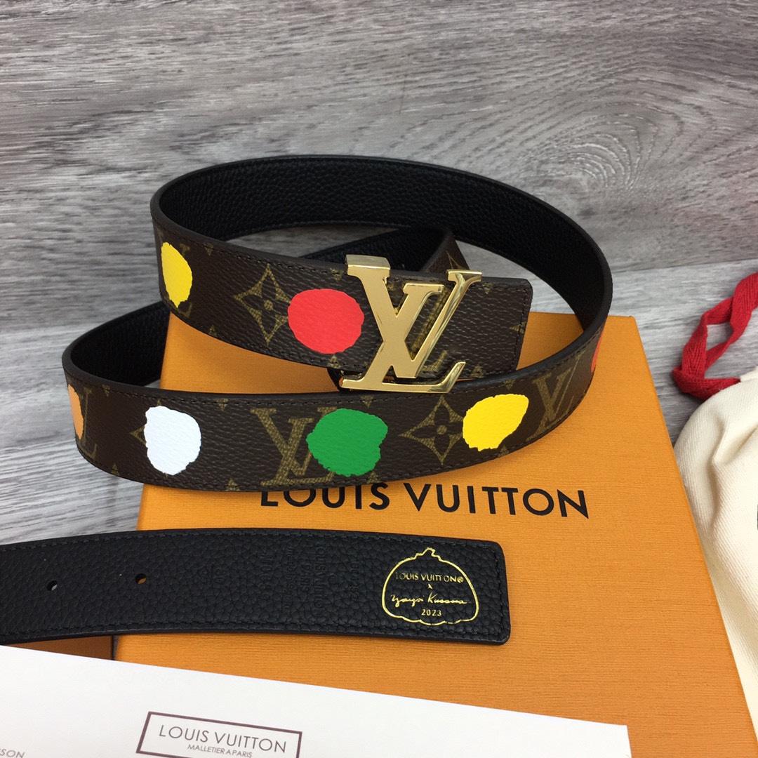 Louis Vuitton LV x YK LV Initiales 30mm Reversible Infinity Dots - DesignerGu