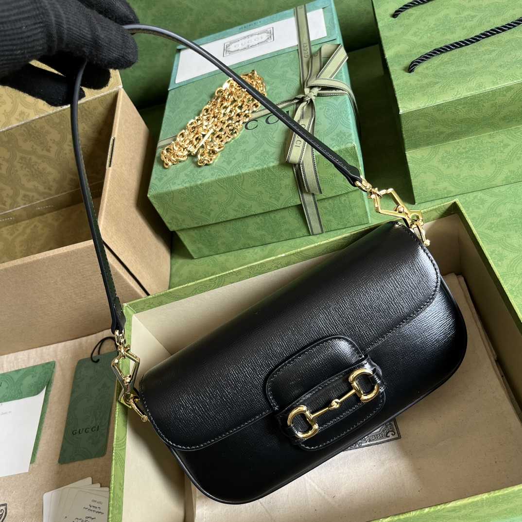 Gucci Horsebit 1955 Small Shoulder Bag(24-13-5cm)   - DesignerGu