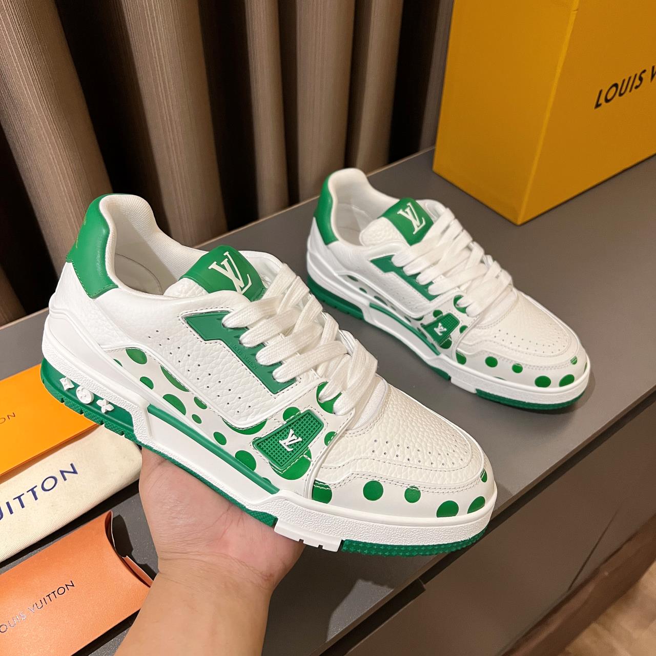 Louis Vuitton LV x YK LV Trainer Sneaker(upon uk size)   - DesignerGu