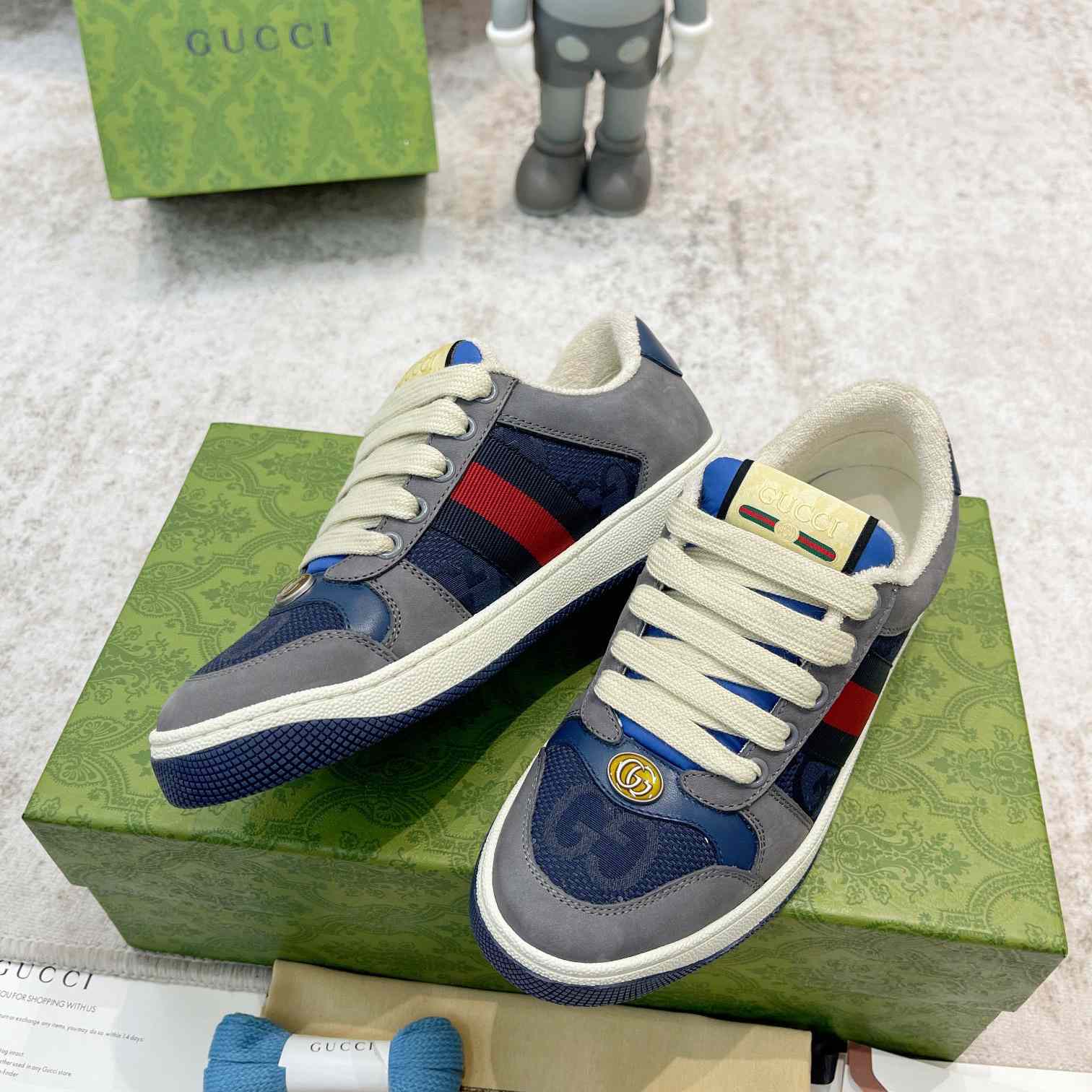 Gucci GG Screener Sneaker (upon uk size) - DesignerGu