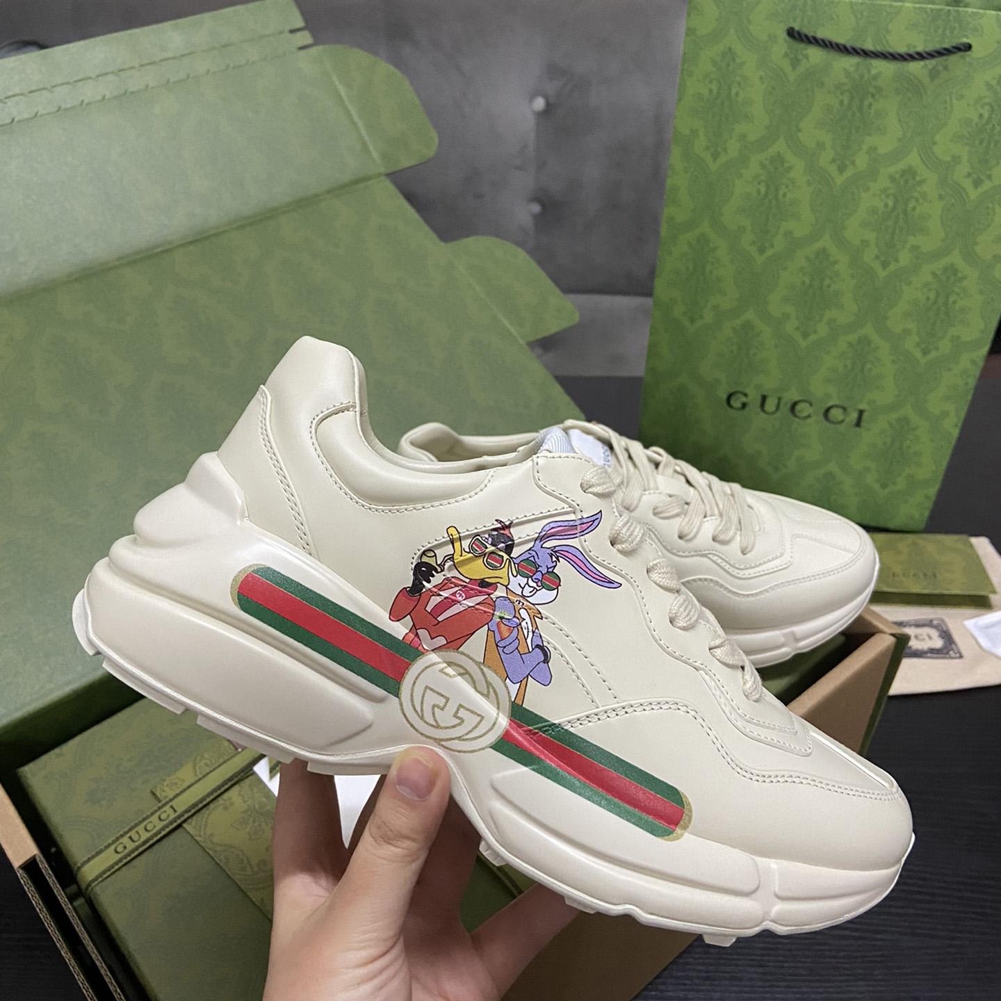 Gucci Rhyton Sneaker With Animal Print(upon uk size) - DesignerGu