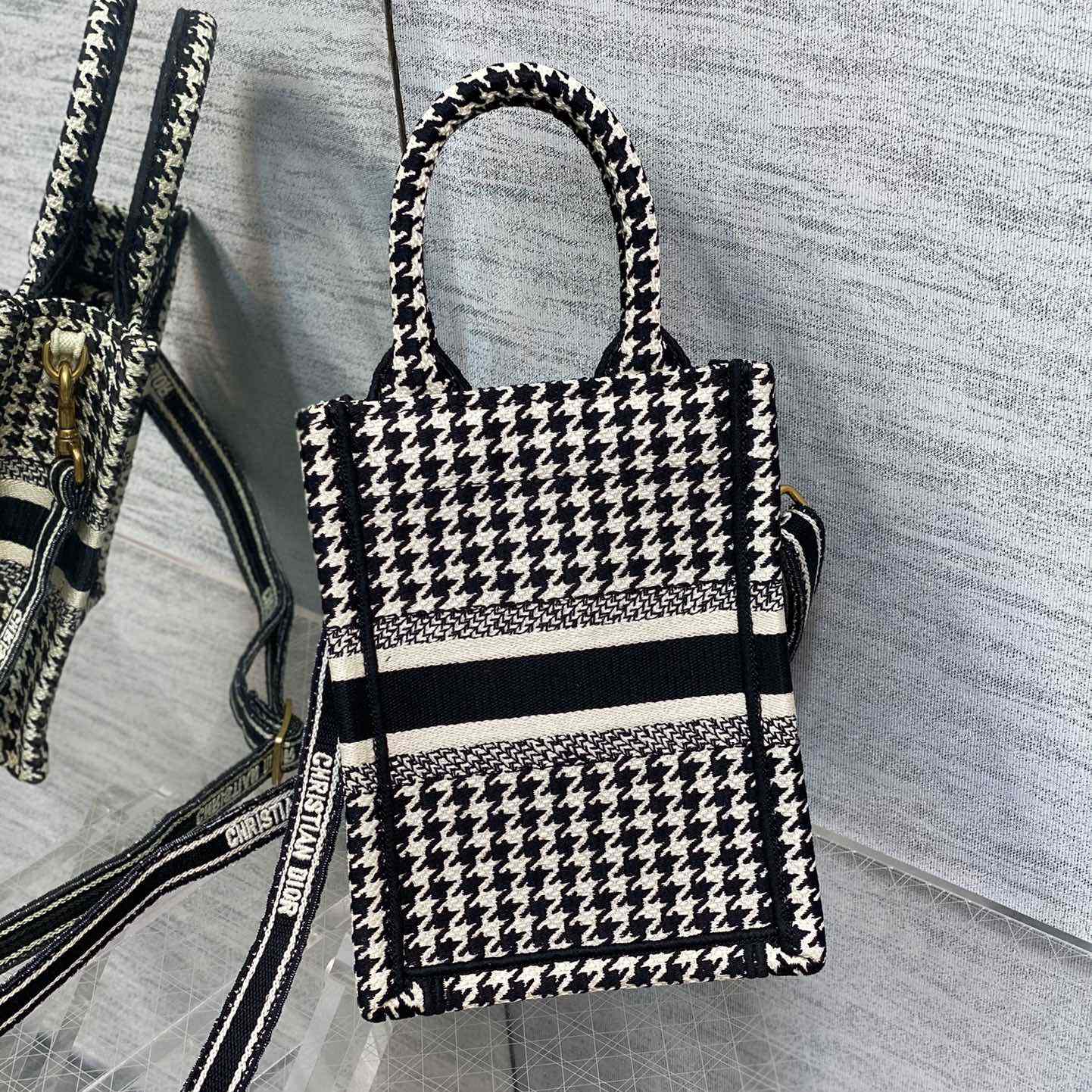 Dior Mini Dior Book Tote Phone Bag - DesignerGu