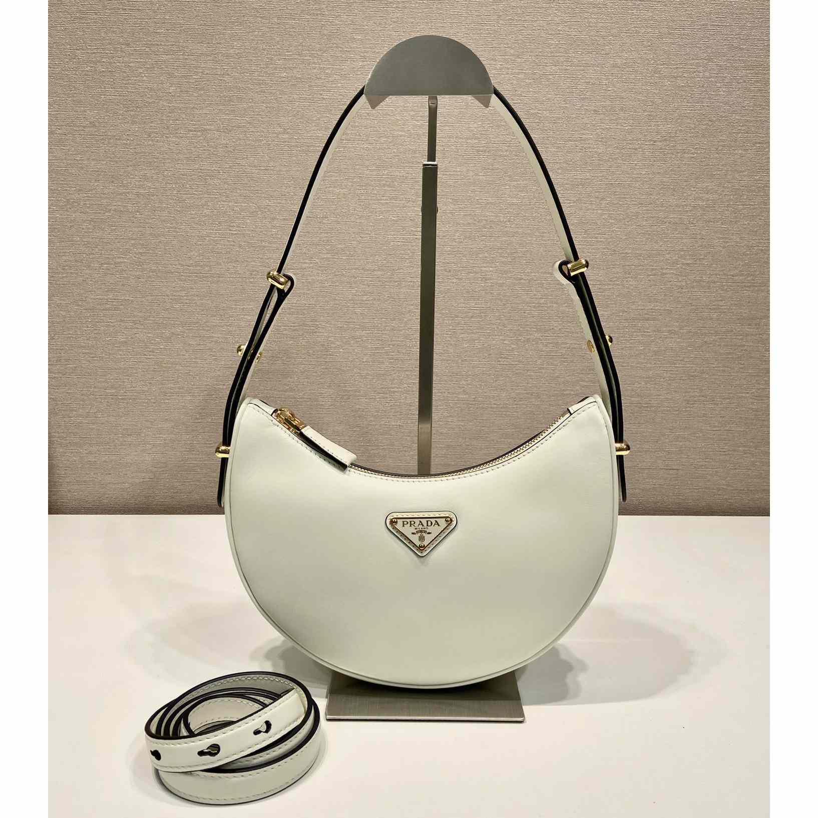 Prada Leather Shoulder Bag - DesignerGu