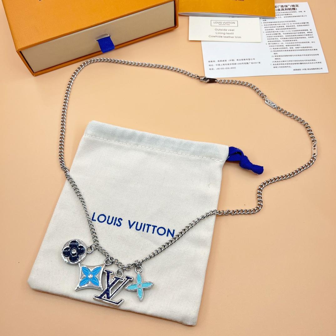 Louis Vuitton LV Instinct Enamelled Necklace    M00917 - DesignerGu