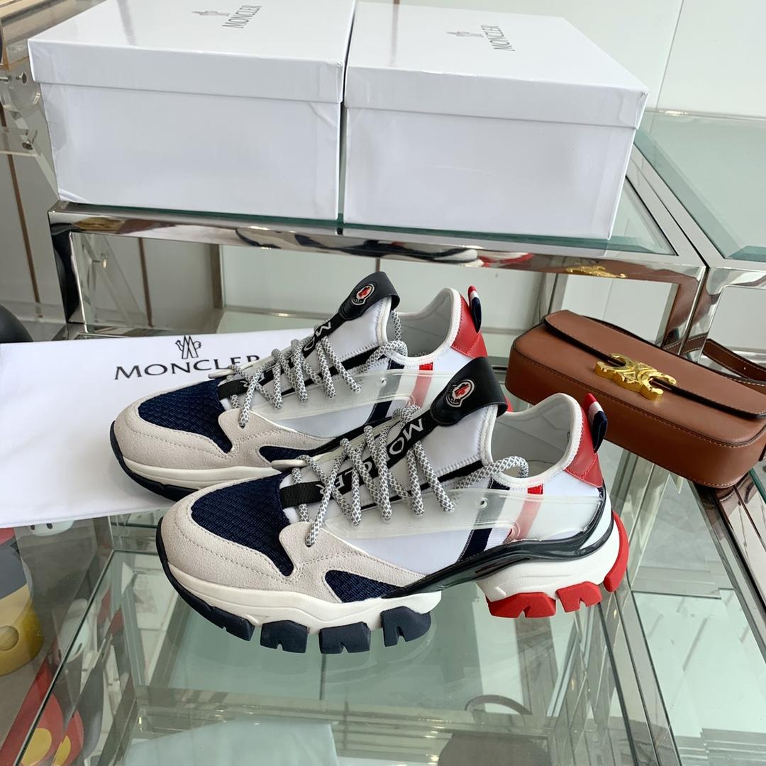 Moncler Trevor Chunky Nylon Trainer Sneakers - DesignerGu