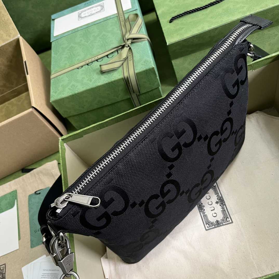 Gucci Jumbo GG Medium Messenger Bag - DesignerGu