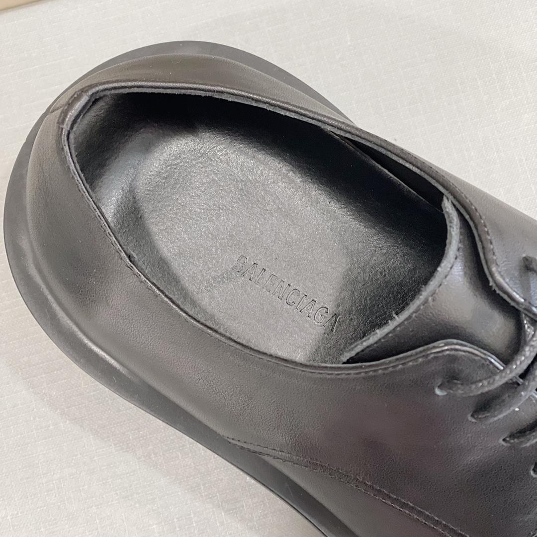 Balenciaga Men's Rhino Derby In Black  - DesignerGu