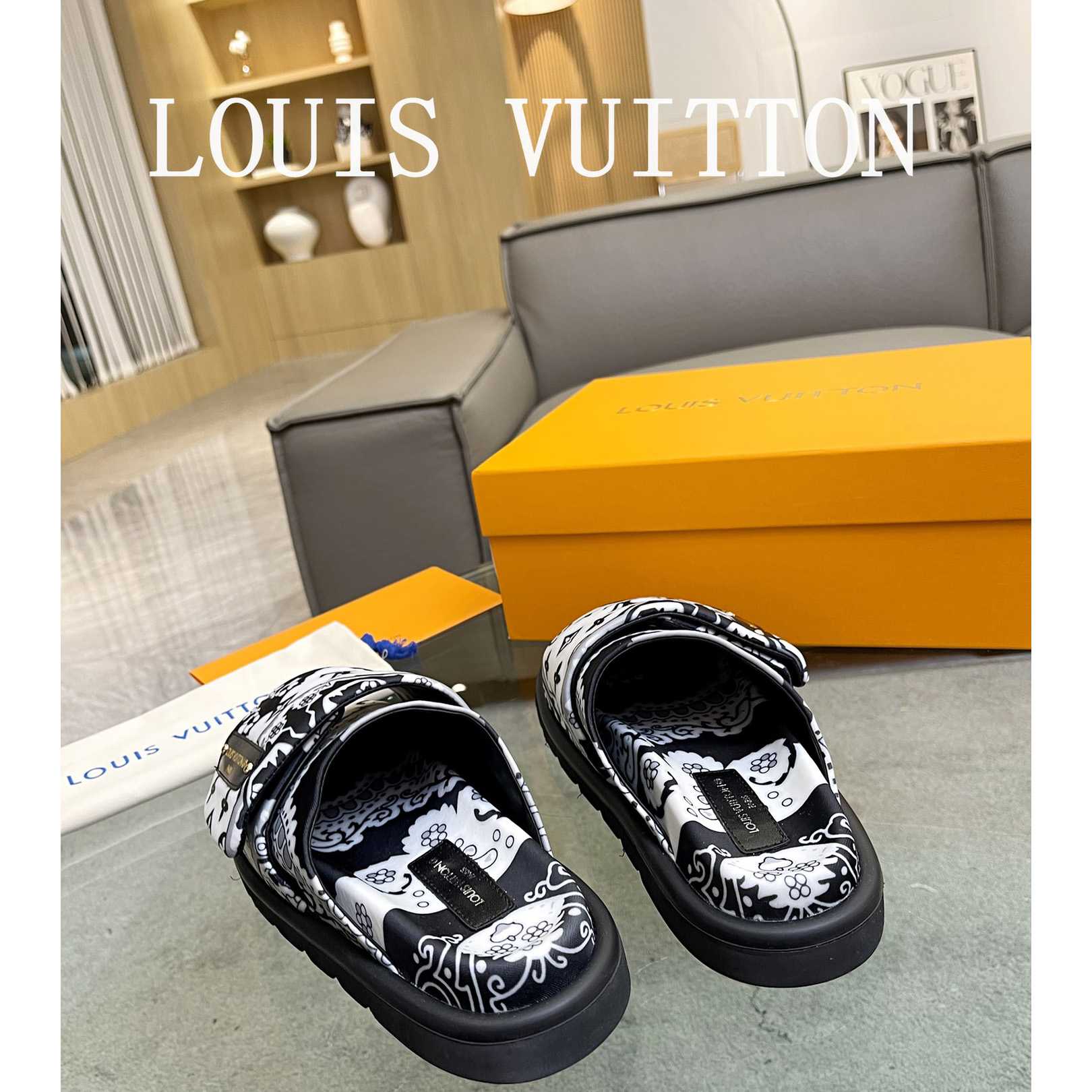 Louis Vuitton Slipper Pillow Flat Comfort Mule       - DesignerGu