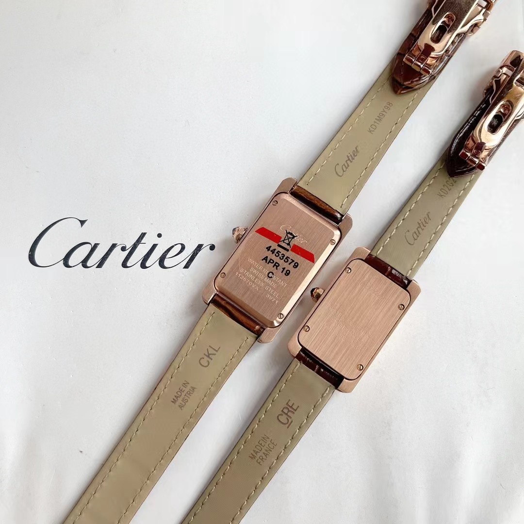 Cartier Unisex W2620030 Leather Watch - DesignerGu