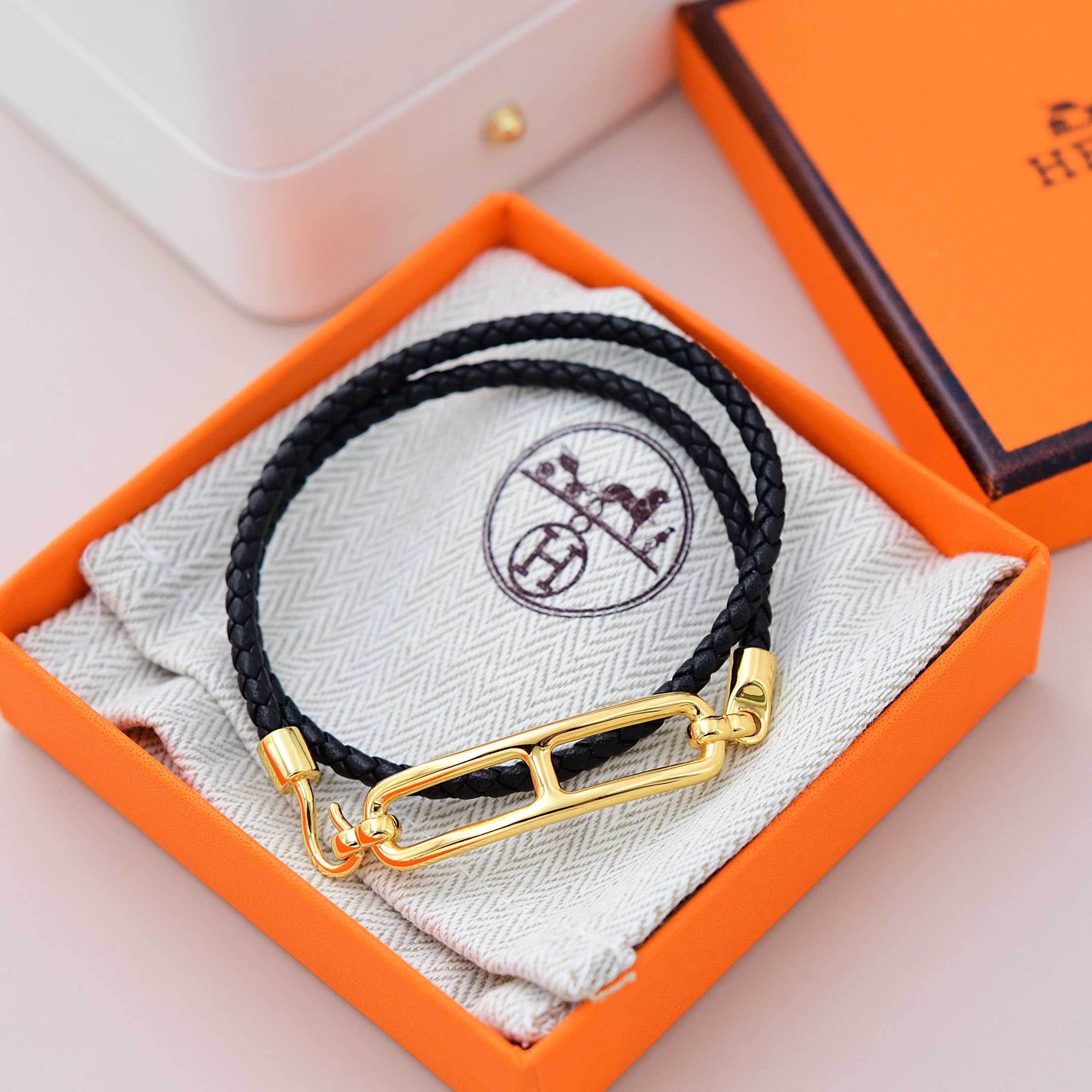 Hermes Roulis Double Tour Bracelet - DesignerGu