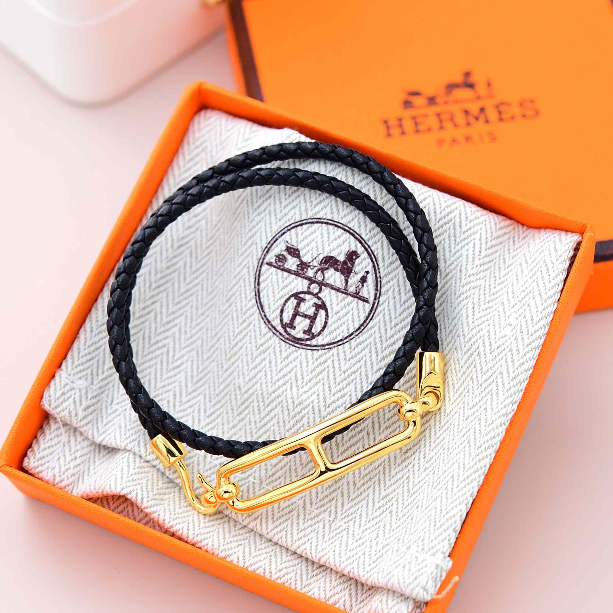 Hermes Roulis Double Tour Bracelet - DesignerGu