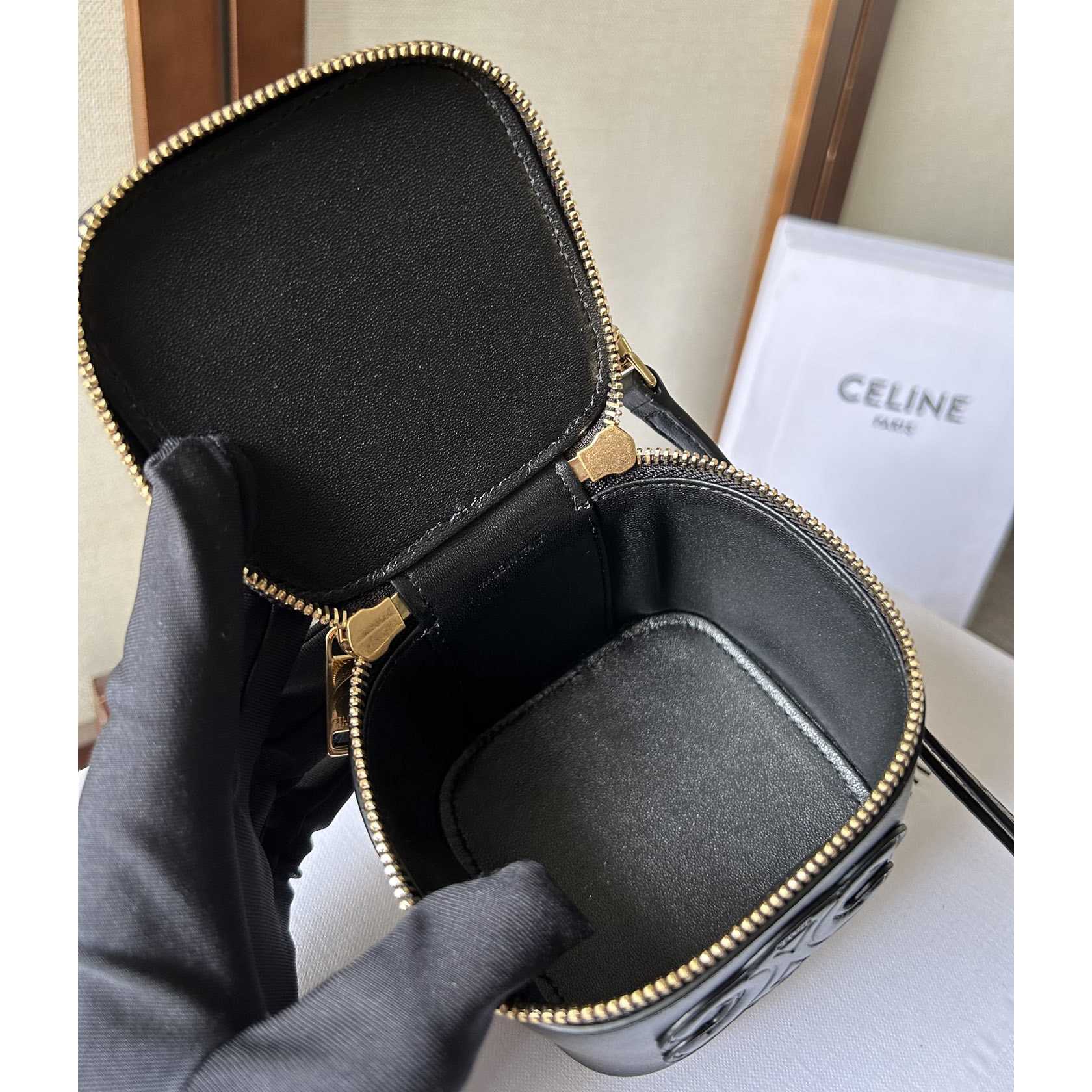 Celine Mini Vanity Case In Smooth Calfskin - DesignerGu