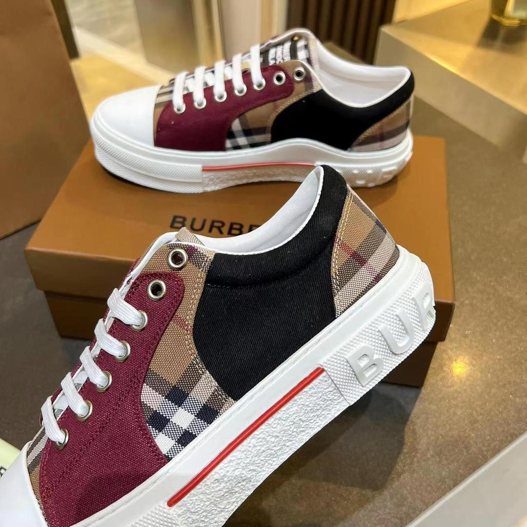 Burberry Kai Check Low-Top Sneakers - DesignerGu