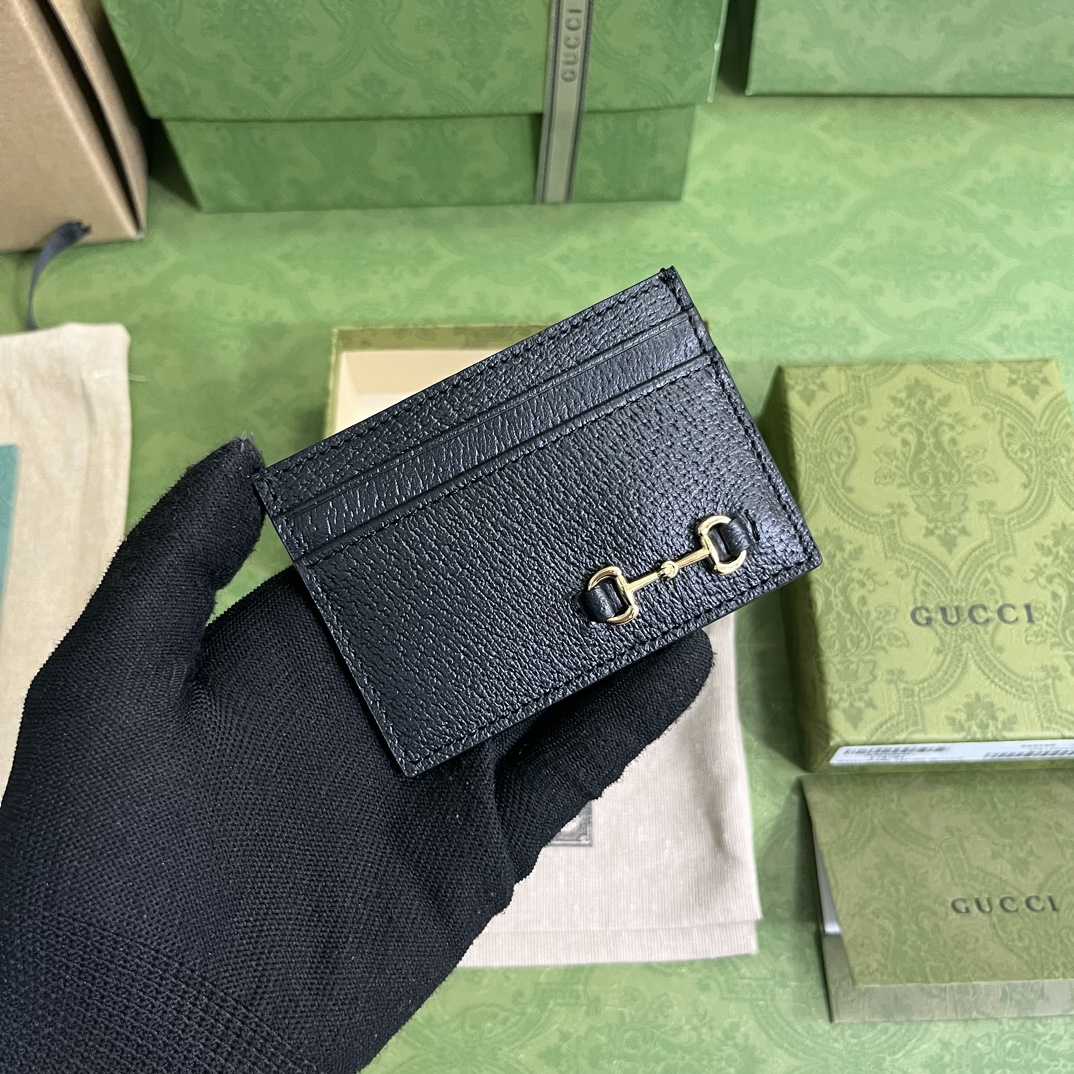 Gucci Card Case With Horsebit(10-7cm)    - DesignerGu