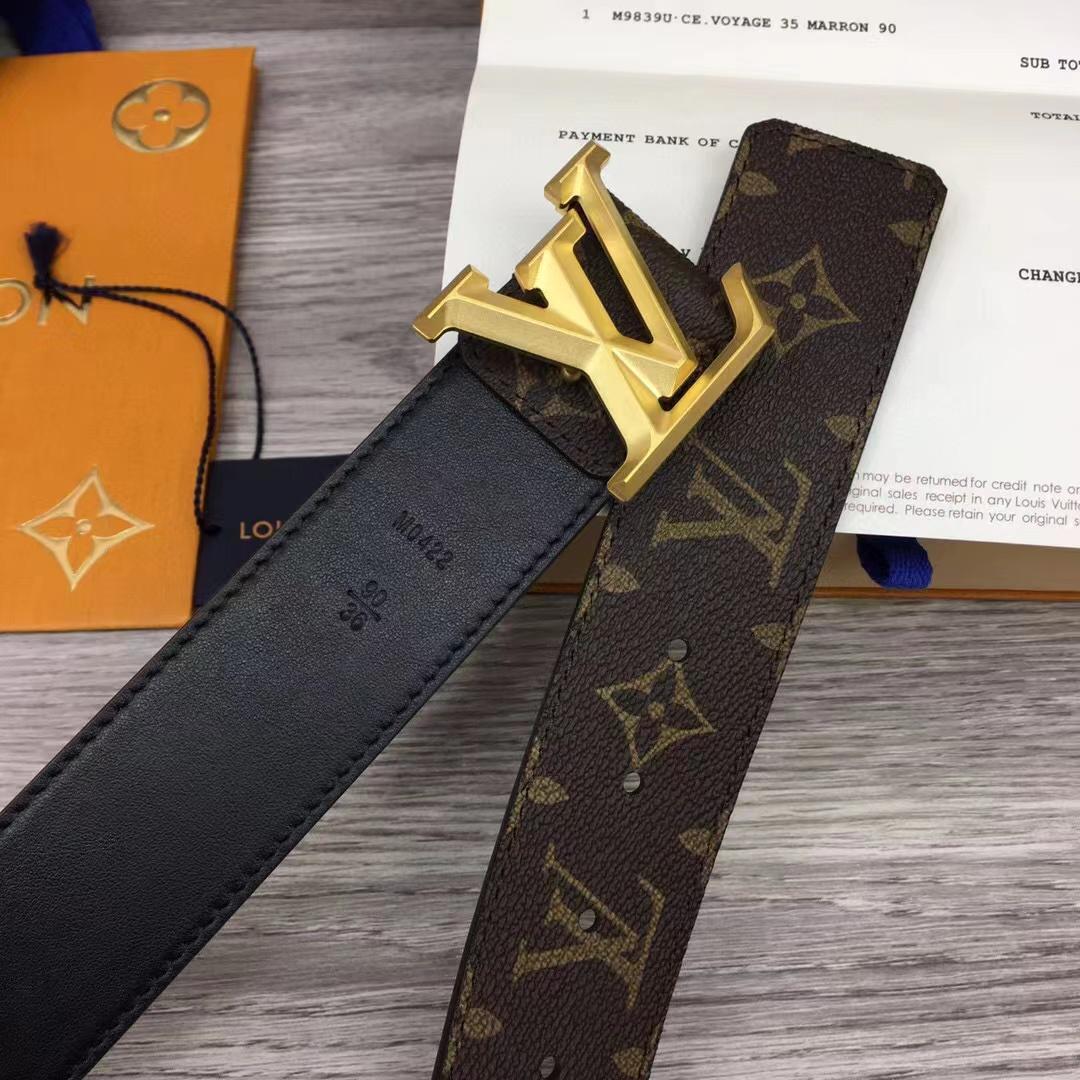 Louis Vuitton LV Initiales Reversible Belt   - DesignerGu