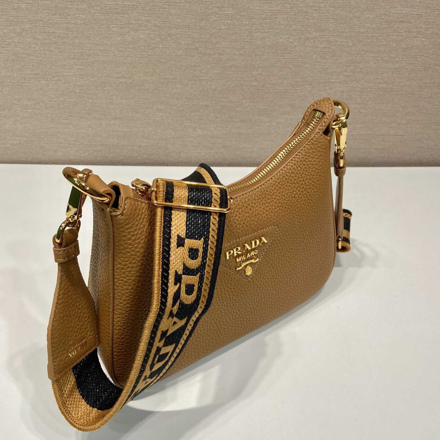 Prada Leather Shoulder Bag - DesignerGu