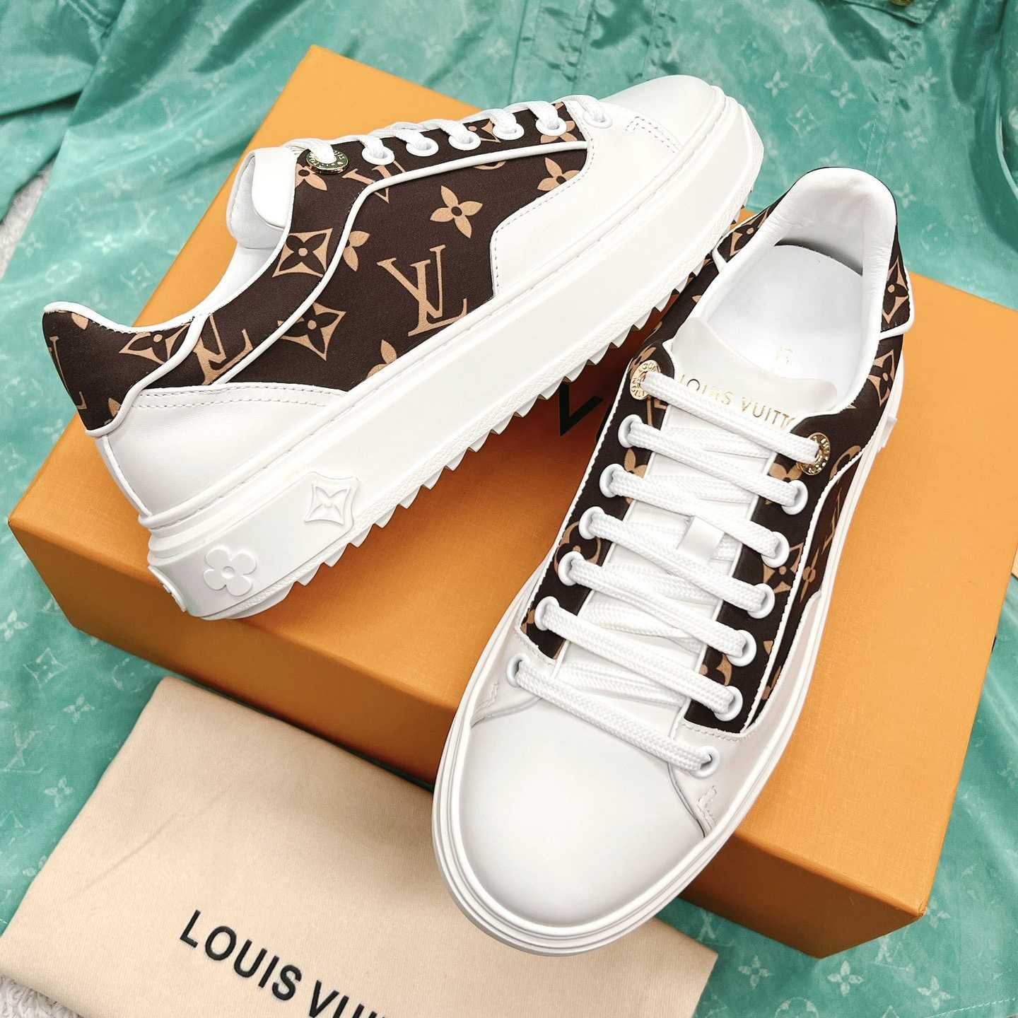 Louis Vuitton Time Out Sneaker (upon uk size)   - DesignerGu