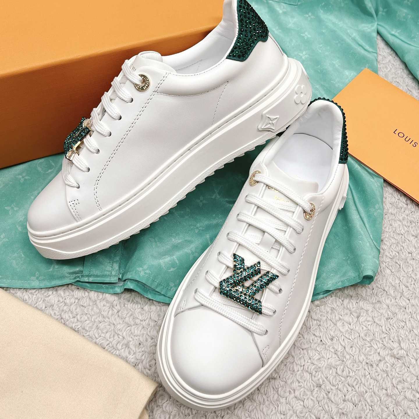 Louis Vuitton Time Out Sneaker (upon uk size)   - DesignerGu