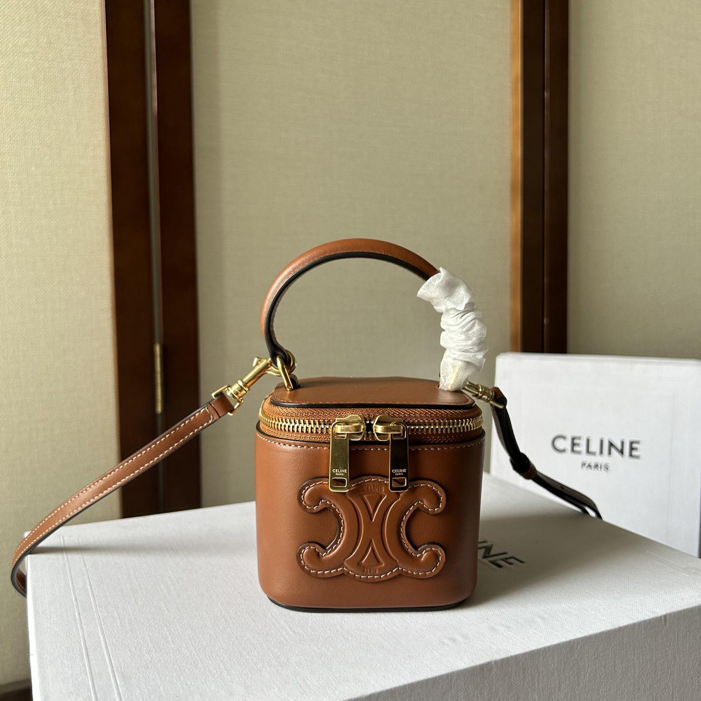 Celine Mini Vanity Case In Smooth Calfskin - DesignerGu