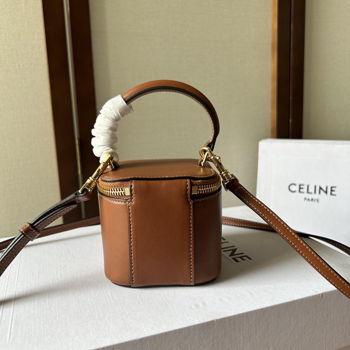 Celine Mini Vanity Case In Smooth Calfskin - DesignerGu