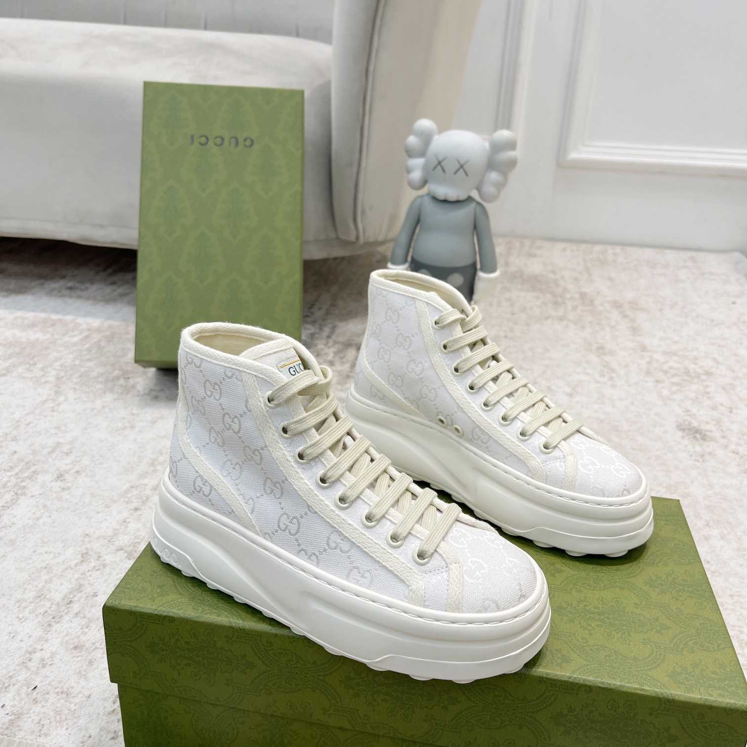 Gucci GG High Top Sneaker - DesignerGu