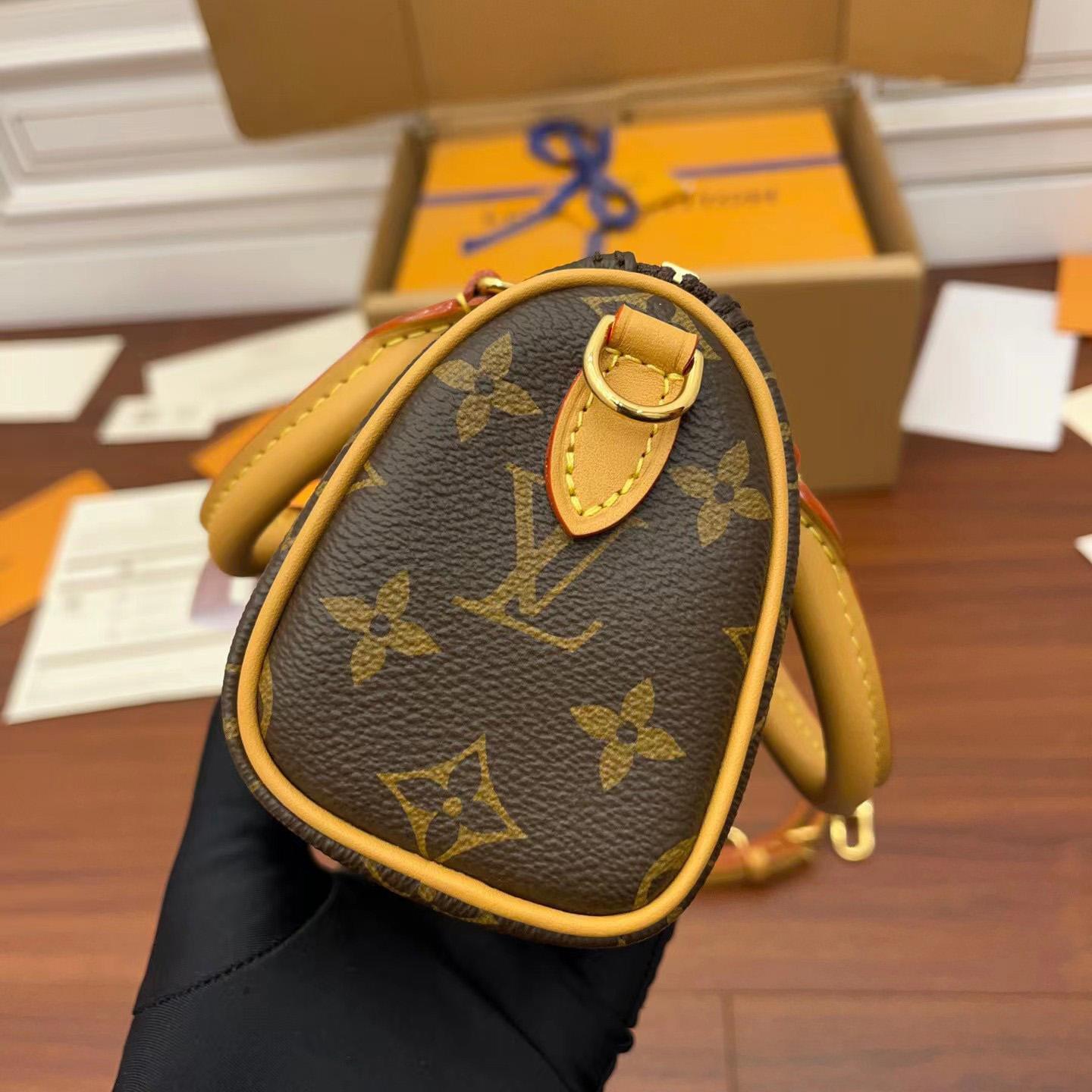 Louis Vuitton Monogram Nano Speedy Bandouliere   M81085 - DesignerGu