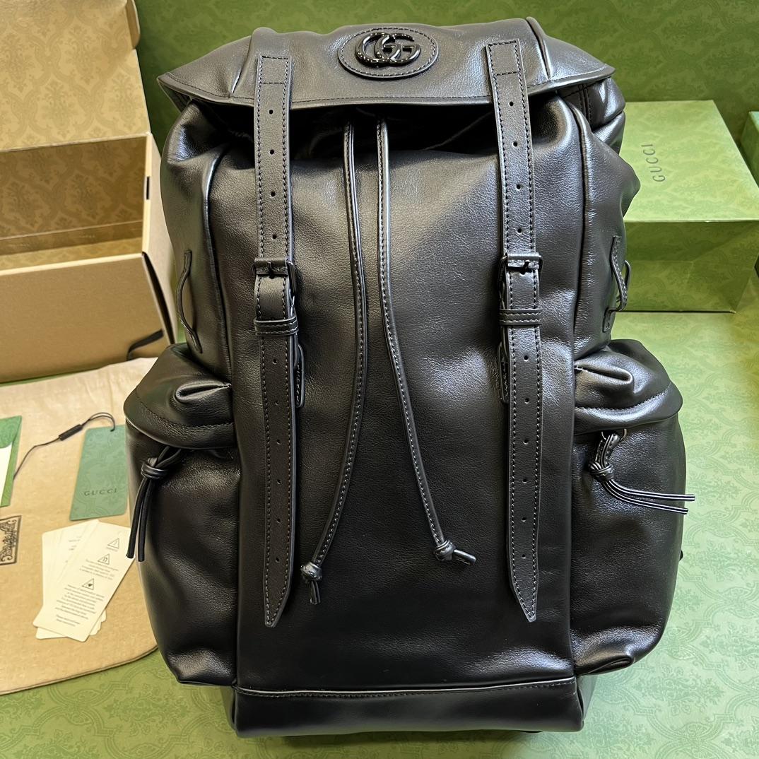 Gucci Backpack With Tonal Double G(38-44-15cm) - DesignerGu